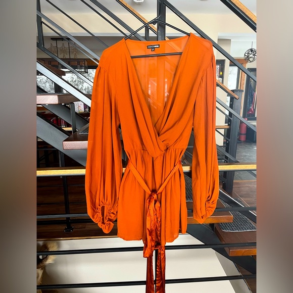 🧡Fashion Nova Rust Jumpsuit🧡 - Picture 1 of 7